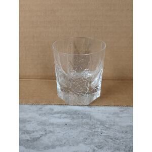 1 Iittala Finland Cordial Glass, Octagon,‎ Textured Sides